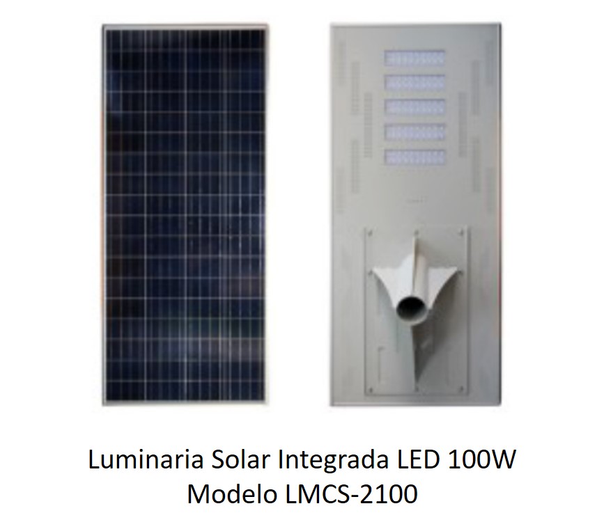 Luminaria Solar Integrada LED 100W (2)